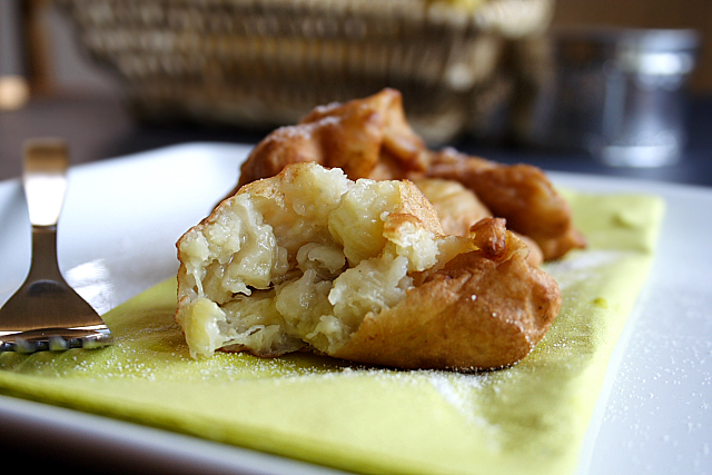 Candied Banana Fritters